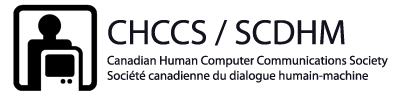 Canadian Human-Computer Communications Society (CHCCS) / Société canadienne du dialogue humain-machine Canadian Human Computer Communications Society / Société canadienne du dialogue humain-machine